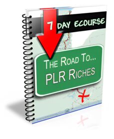 7 Day Ecourse : The Road To PLR Riches small