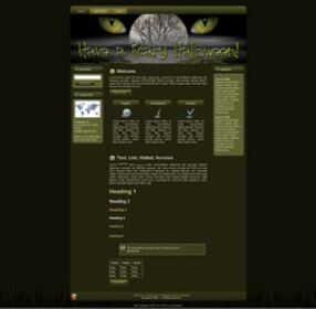 Scary Halloween WP Theme small