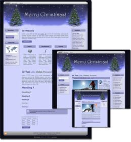 Christmas Wordpress, Blogger and HTML Templates small