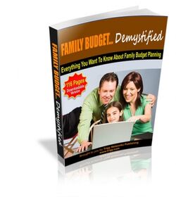 Family Budget Demystified small