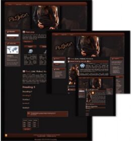 Fashion Themed Wordpress, Blogger and HTML Templates 2 small