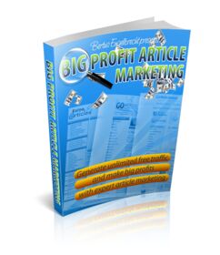 Big Profit Article Marketing small