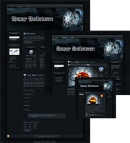 Halloween Sorceress WP Theme small