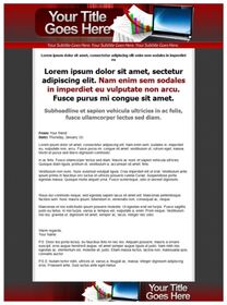 Minisite Template small