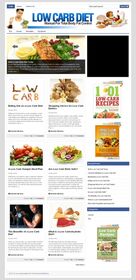 Low Carb Diet PLR Niche Blog small