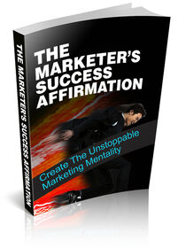 The Marketers Success Affirmation small