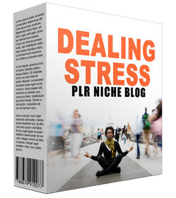 Dealing Stress PLR Niche Blog small