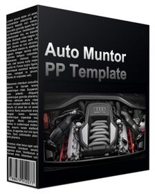 Auto Muntor Multipurpose Powerpoint Template small
